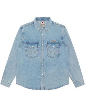 ICECREAM Camicia Running Dog - Blu