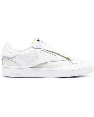Maison Margiela X Reebok Cl Memory Of Leather Trainers - Women's - Calf Leather/rubber/fabric - White
