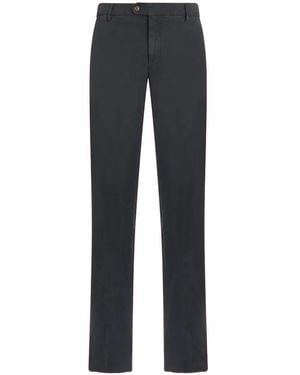 Fedeli Straight-Leg Pants - Blue