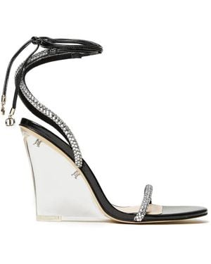 Twinset Sandales À Bout Ouvert - White