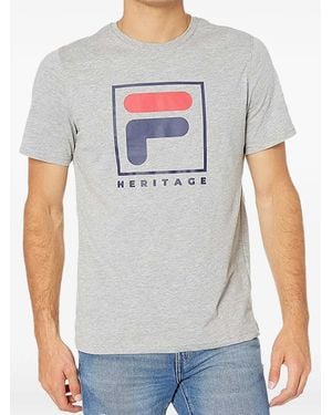 Fila T-Shirt mit Logo - Grau