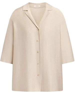 12 STOREEZ Camicia A Maniche Corte - Neutro