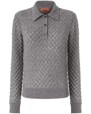 Missoni Cashmere Polo Shirt - Grey