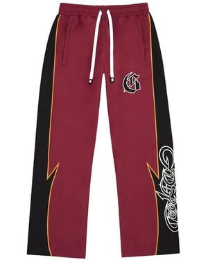 Godspeed Panelled-Design Track Pants - Red