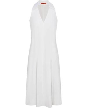 Simon Miller Nava Poplin Midi Dress - White