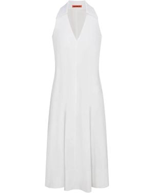 Simon Miller Nava Midikleid aus Popeline - Weiß