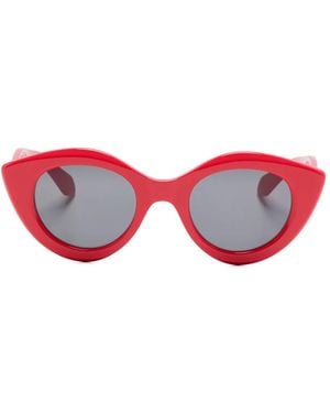 Alaïa Cat-Eye Sunglasses - Red