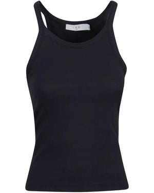 IRO Ribbed Tank Top - Black