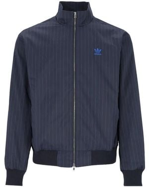 adidas X Wales Bonner Jacke Mit Nadelstreifen - Blau