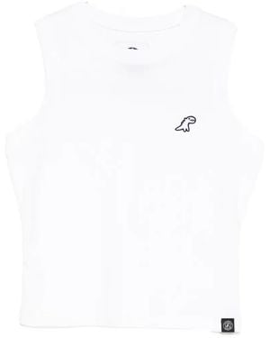 SPORT b. by agnès b. Dino Logo-Patched Tank Top - White