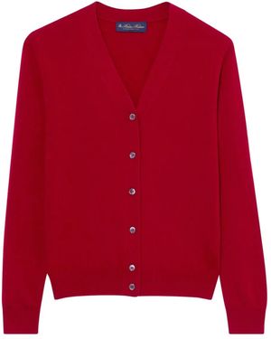 Brooks Brothers Button-Fastening Cashmere Cardigan - Red