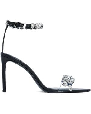retroféte 90mm Hanna heeled sandals - Weiß