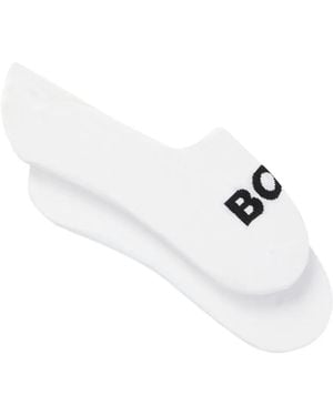 BOSS Logo Socks (Pack Of Two) - White