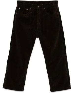 R13 Ribfluwelen Broek - Zwart