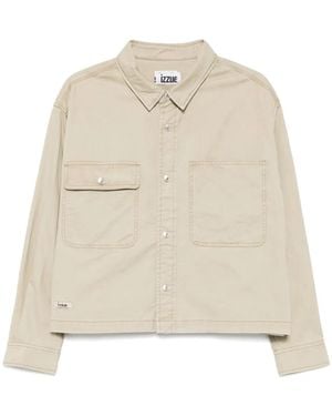 Izzue Camicia A Maniche Lunghe - Neutro