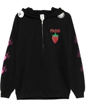 WESTFALL Sudadera con capucha y estampado gráfico - Negro