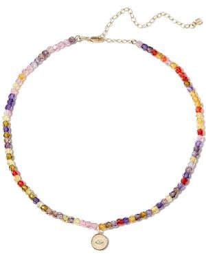 Sydney Evan Evil Eye ビーズ ネックレス 14kイエローゴールド - メタリック