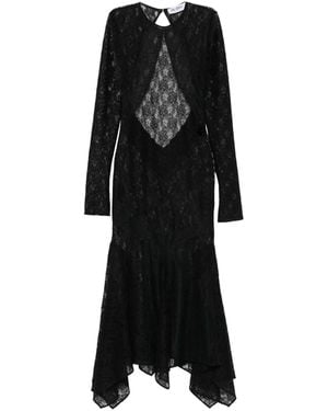 The Attico Lace Dress - Black