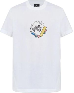 Paul Smith Zebra-graphic T-shirt - Weiß