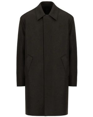 Harris Wharf London Zip-Up Coat - Black