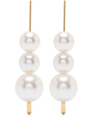 Vanina Boucles D'Oreilles The Holiday - Blanc