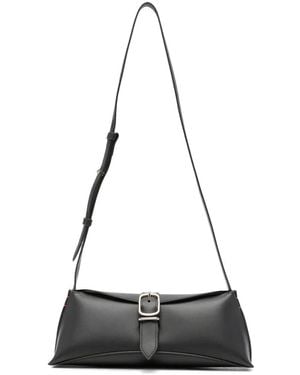 Paul Smith Buckle-Detail Leather Shoulder Bag - White