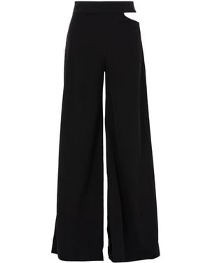 JBQ Athena Wide-Leg Trousers - Black