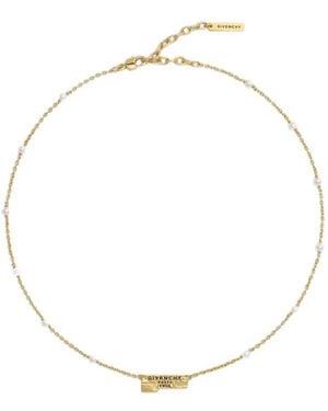 Givenchy Tape Necklace - White