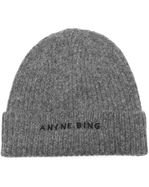 Anine Bing Elia Beanie - Grey