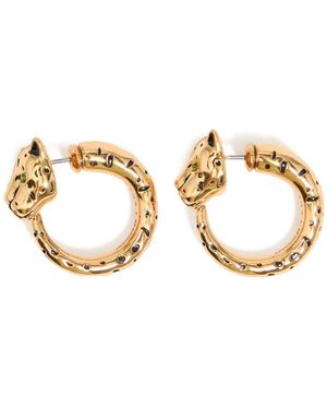 Bimba Y Lola Panther Hoop Earrings - Metallic