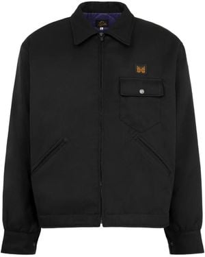 Needles Railroad Zip-Up Jacket - Black