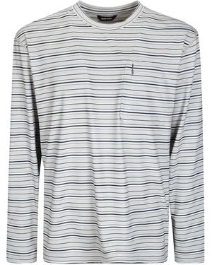 Hiking Patrol Striped Long-Sleeve T-Shirt - Grey