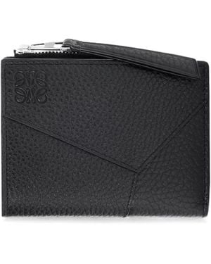 Loewe Puzzle Bi-Fold Wallet - Black