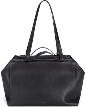 Jil Sander Große Nelson Tote Bag - Schwarz