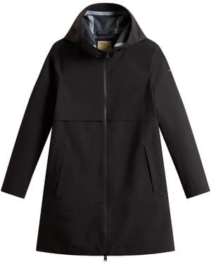 Woolrich Parka Con Capucha - Negro