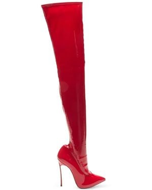 Casadei Ultravox Over-The-Knee Boots - Red