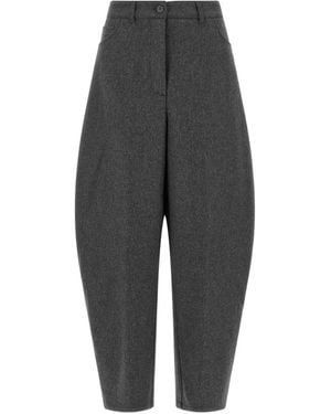 Nude Pantalon À Coupe Ample - Grey