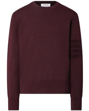 Thom Browne Jersey Con Motivo 4-Bar - Morado