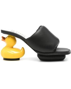 Maison Mihara Yasuhiro 90Mm Duck Heel Mules - Black