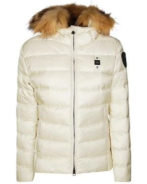 Blauer Arcadia Fur-Hooded Puffer Jacket - Natural