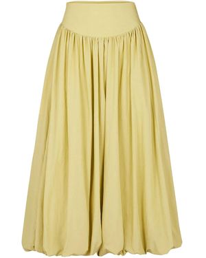 Nicholas Zaira Midi Skirt - Yellow