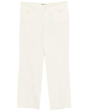 Etro Logo-Button Trousers - White