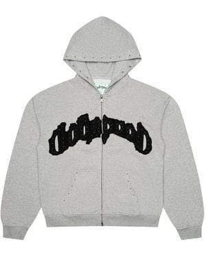 Godspeed Symmetric Studded Hoodie - Grey