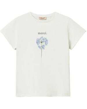 Twinset Printed T-Shirt - White