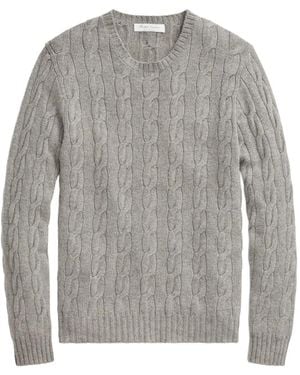 Ralph Lauren ケーブルニット セーター - グレー