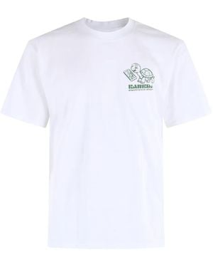 Edwin Kamera Graphic Print T-Shirt - White