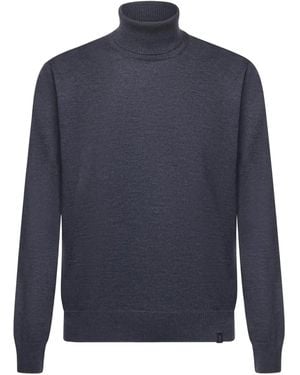 Fay Pull À Col Roulé - Blue