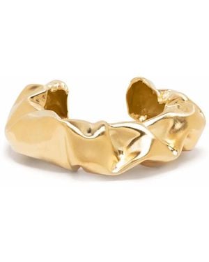 Completedworks Scrunchie Style Cuff Bracelet - Metallic