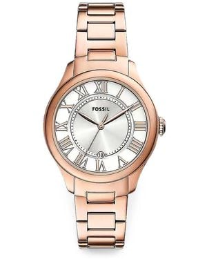 Fossil Gilmore Three-Hand 38Mm Watch - Metallic