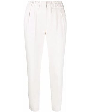 Brunello Cucinelli Cropped Trousers - White